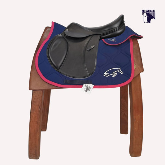 SARM HIPPIQUE SADDLE PAD AND HAT - BORDEAUX AND CREAM