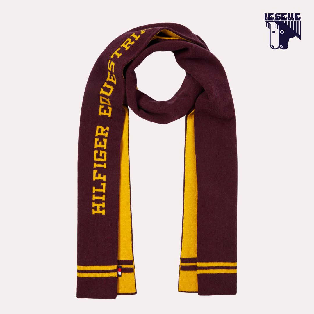 BERRETTO E SCIARPA TOMMY HILFIGER VANDERBILT - DEEP BURGUNDY