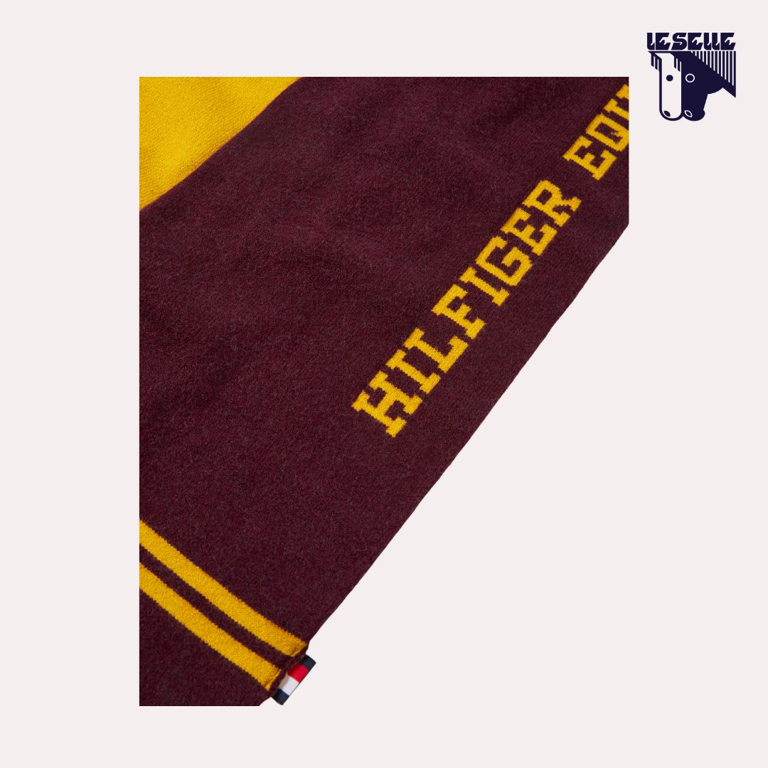 BERRETTO E SCIARPA TOMMY HILFIGER VANDERBILT - DEEP BURGUNDY