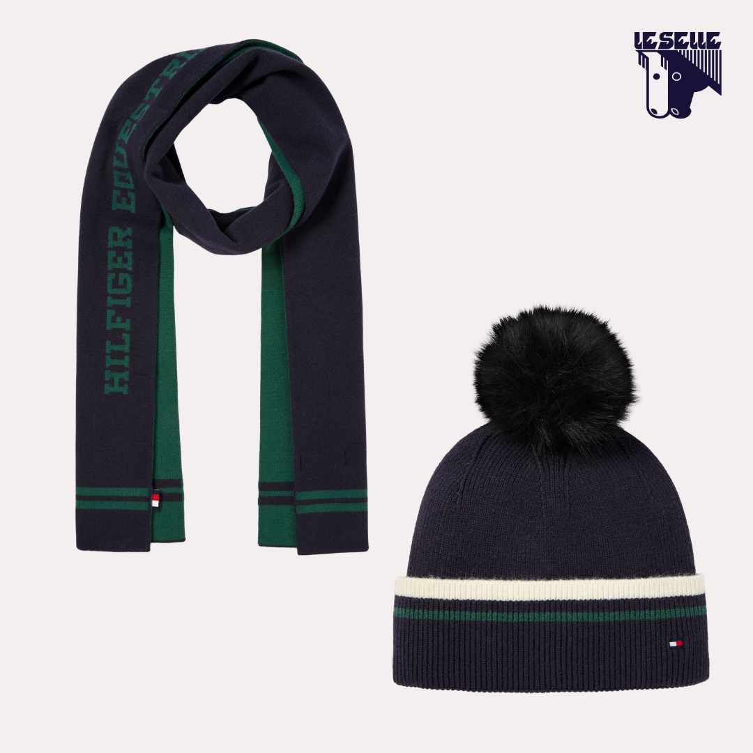 BERRETTO E SCIARPA TOMMY HILFIGER VANDERBILT - BLU