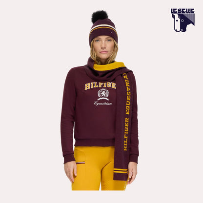 BERRETTO E SCIARPA TOMMY HILFIGER VANDERBILT - DEEP BURGUNDY
