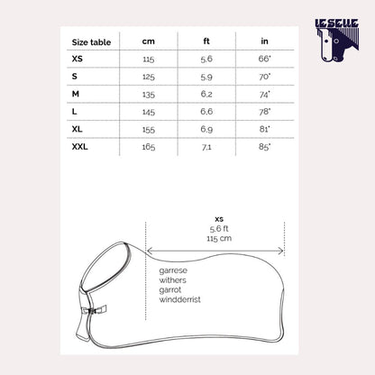 COPERTA DA BOX EQUILINE ANTHEA - 200 GRAMMI