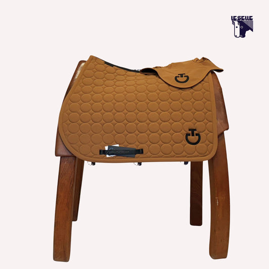 COMPLETO CAVALLERIA TOSCANA CIRCLE QUILTED - TABACCO