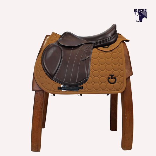 COMPLETO CAVALLERIA TOSCANA CIRCLE QUILTED - TABACCO
