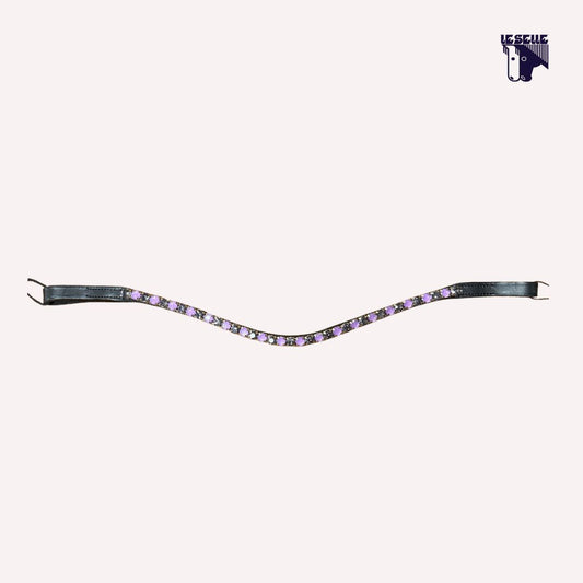 FRONTALINO SILVERLINE TACK - LILLA/BLACK