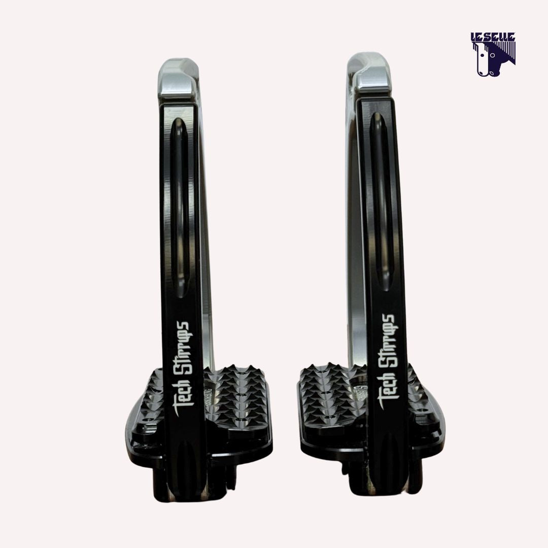 TECH STIRRUP VENICE PLUS EVO - SILVER/NERO