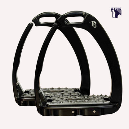 TECH STIRRUP VENICE SLOPED EVO - NERO E CRISTALLI