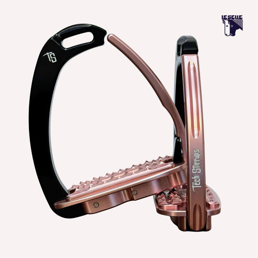 TECH STIRRUP VENICE SLOPED EVO - NERO/ROSA