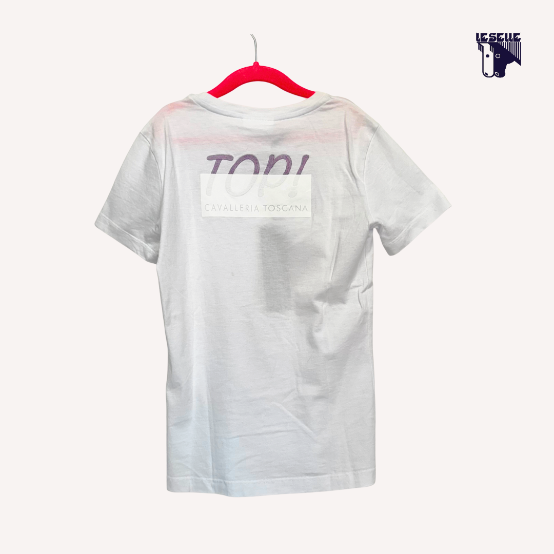 T-SHIRT CAVALLERIA TOSCANA PEEKABOO TOP GIRL