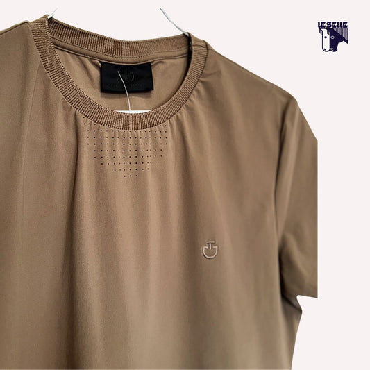 T-SHIRT M/C CAVALLERIA TOSCANA - BEIGE