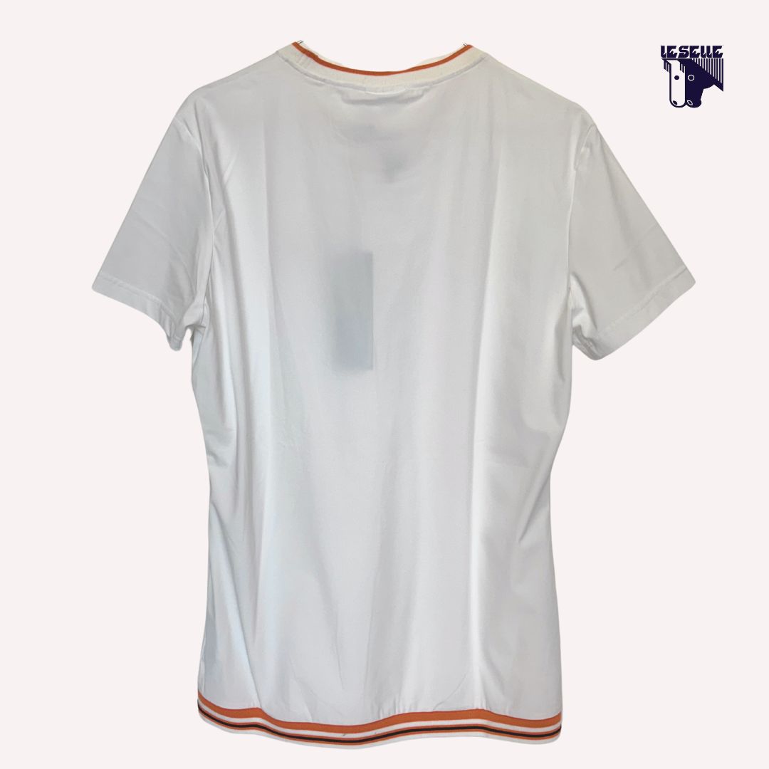 T-SHIRT CAVALLERIA TOSCANA RIB KNIT BANDED