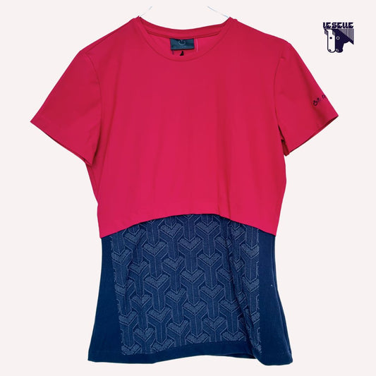 T-SHIRT CAVALLERIA TOSCANA REVO JERSEY - CILIEGIA