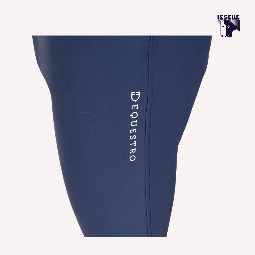 PANTALONI GRIP AL GINOCCHIO EQUESTRO PER FISE - BLU