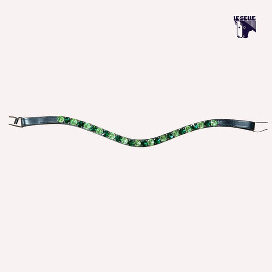 FRONTALINO SILVERLINE TACK - VERDE MIX