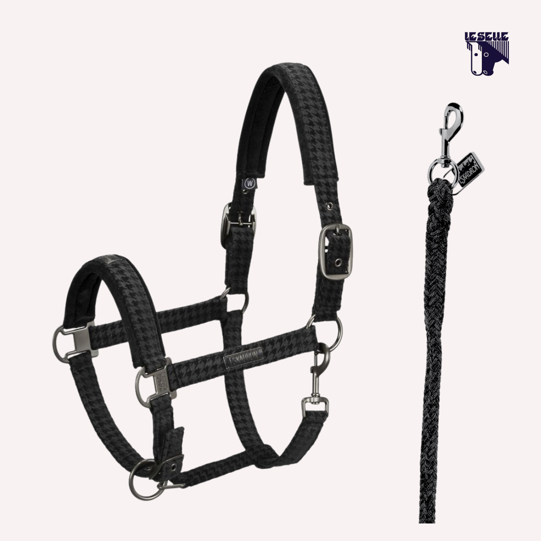 CAVEZZA E LUNGHINA ESKADRON VELVET - NERO