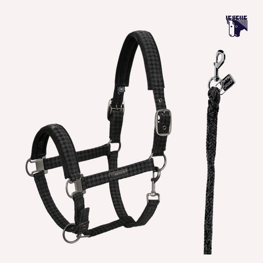 CAVEZZA E LUNGHINA ESKADRON VELVET - NERO