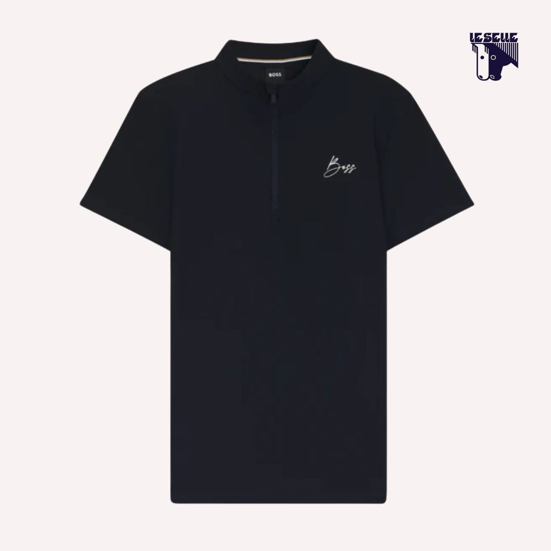 TRAINING TOP MEZZA MANICA RENEE BOSS EQUESTRIAN - NERO