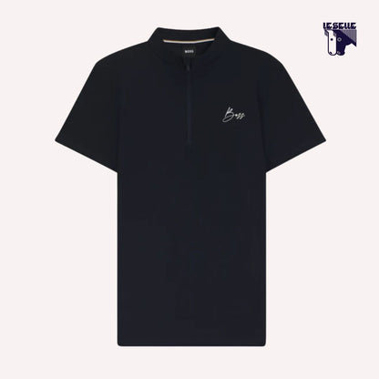TRAINING TOP MEZZA MANICA RENEE BOSS EQUESTRIAN - NERO