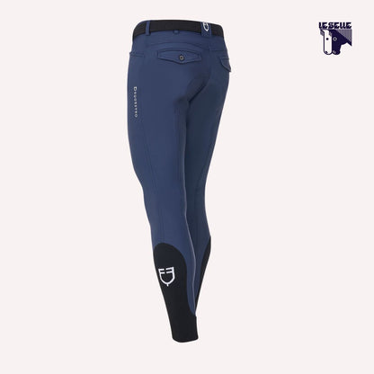 PANTALONI GRIP AL GINOCCHIO EQUESTRO PER FISE - BLU