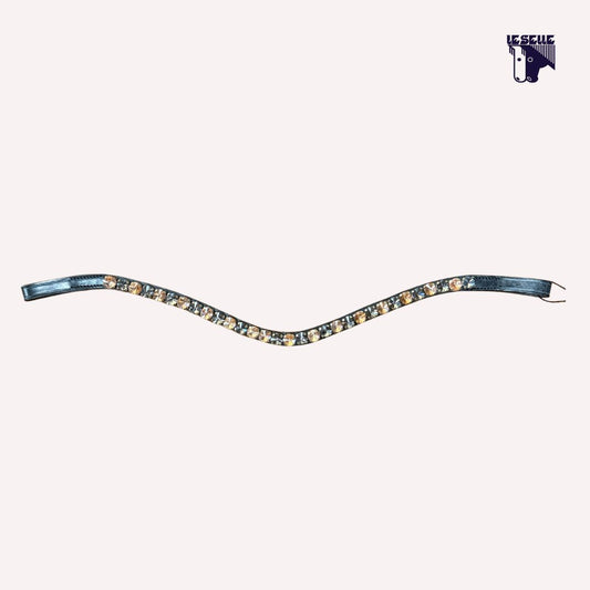 FRONTALINO SILVERLINE TACK - GRIGIO/ROSA