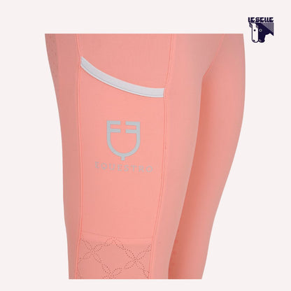 LEGGINGS BAMBINA CON DECORAZIONI FLOREALI EQUESTRO - FLOREALE