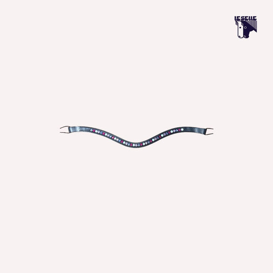FRONTALINO SILVERLINE TACK - FUXIA/LILLA