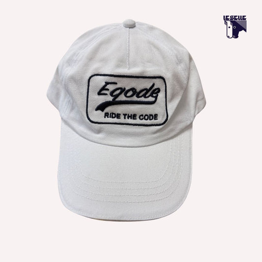 CAPPELLO BASEBALL CON PATCH EQODE - BIANCO