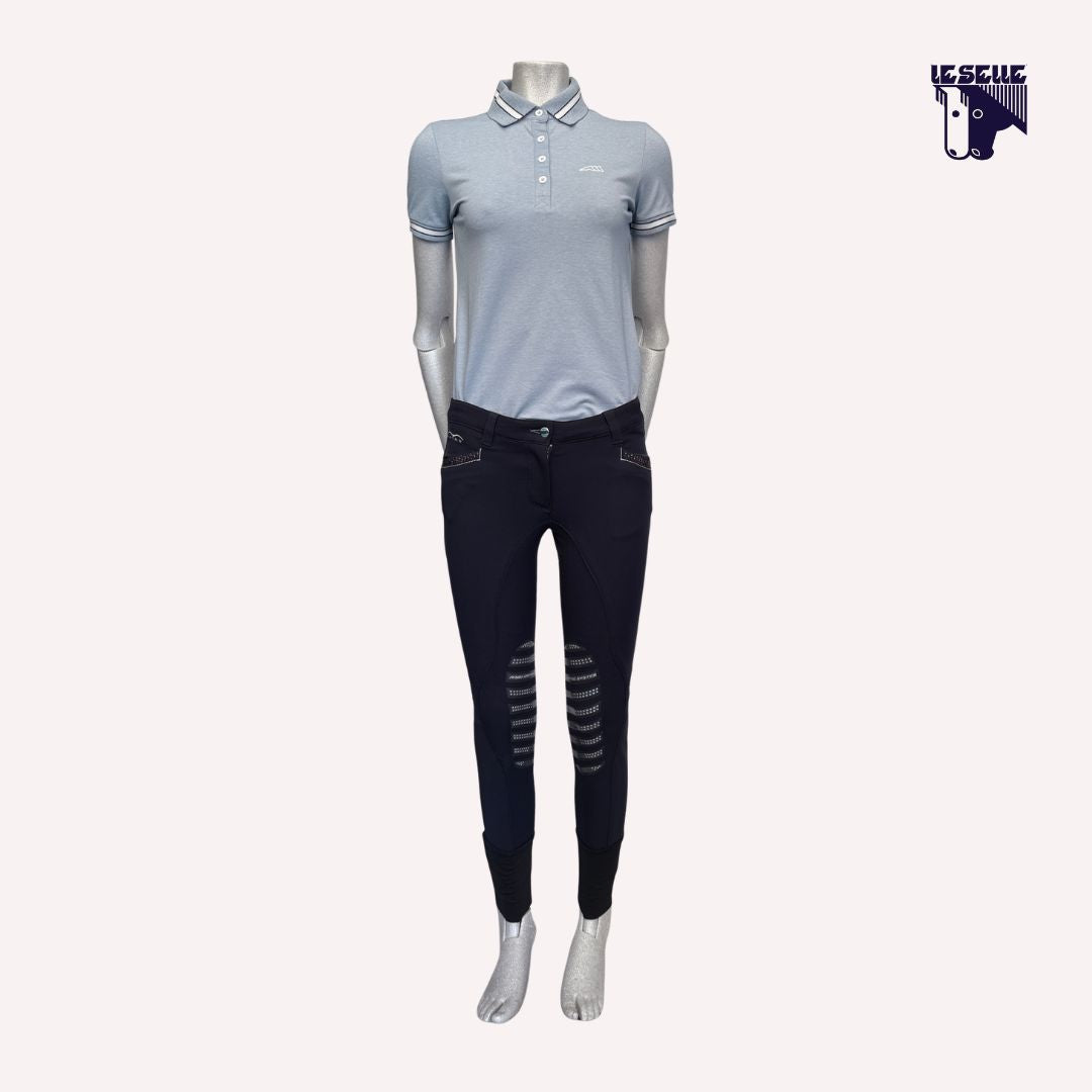 PANTALONI NERISSA GRIP AL GINOCCHIO ANIMO - BLU