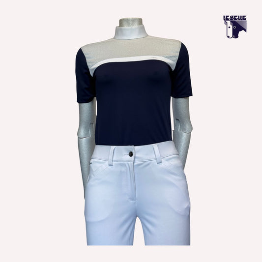 POLO DA COMPETIZIONE MEZZA MANICA ANIMO - BLU