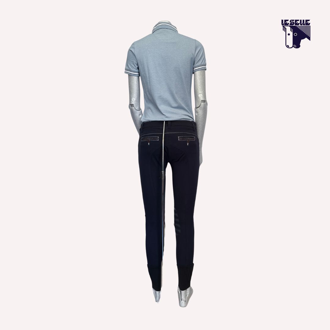 PANTALONI NERISSA GRIP AL GINOCCHIO ANIMO - BLU