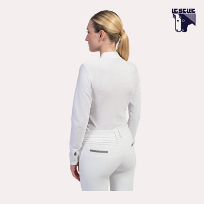 POLO LOUISELLA DA CONCORSO SAMSHIELD - BIANCO