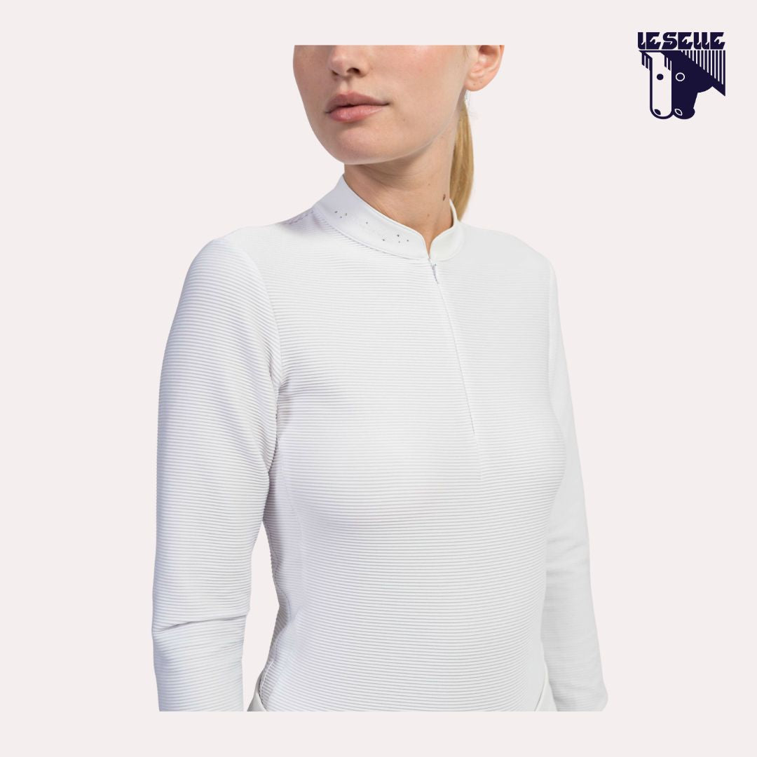 POLO LOUISELLA DA CONCORSO SAMSHIELD - BIANCO