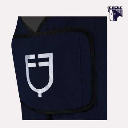 COPERTA IN PILE EQUESTRO - BLU
