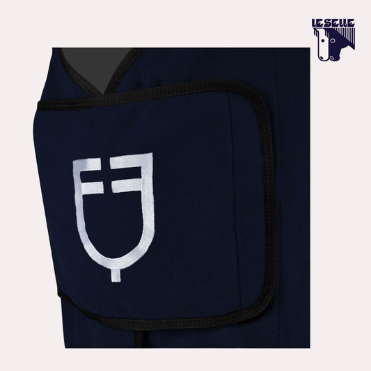 COPERTA IN PILE EQUESTRO - BLU