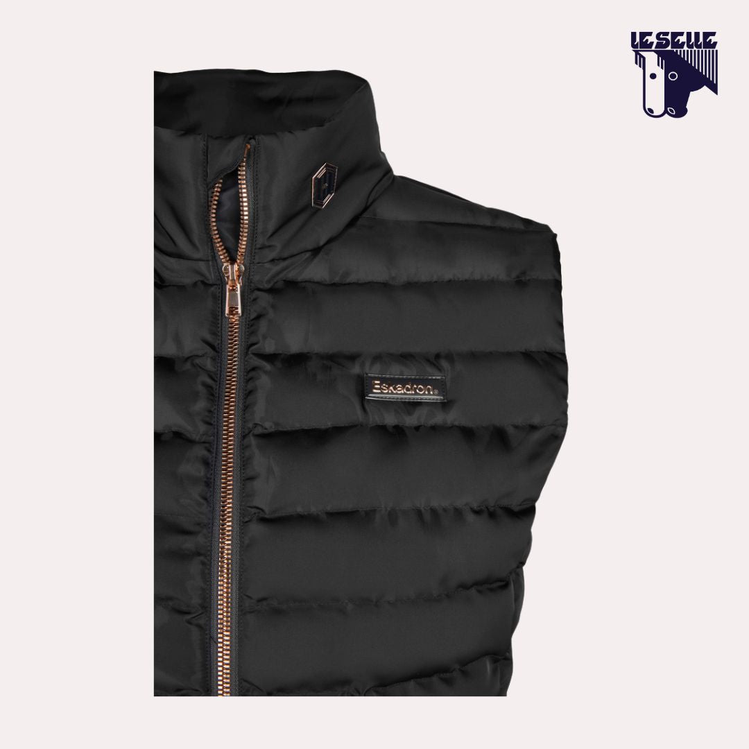 GILET TRAPUNTATO ESKADRON - BLU NAVY