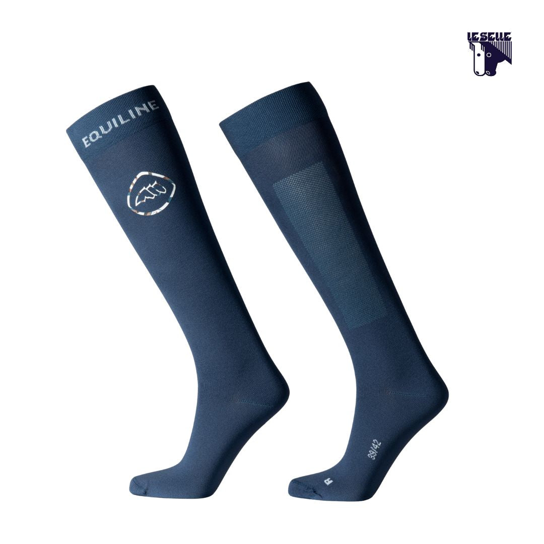 CALZINI UNISEX EQUILINE EQEPRIT - BLUE