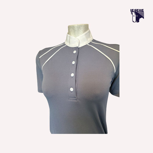 POLO DA COMPETIZIONE MEZZA MANICA ANIMO - GRIGIO