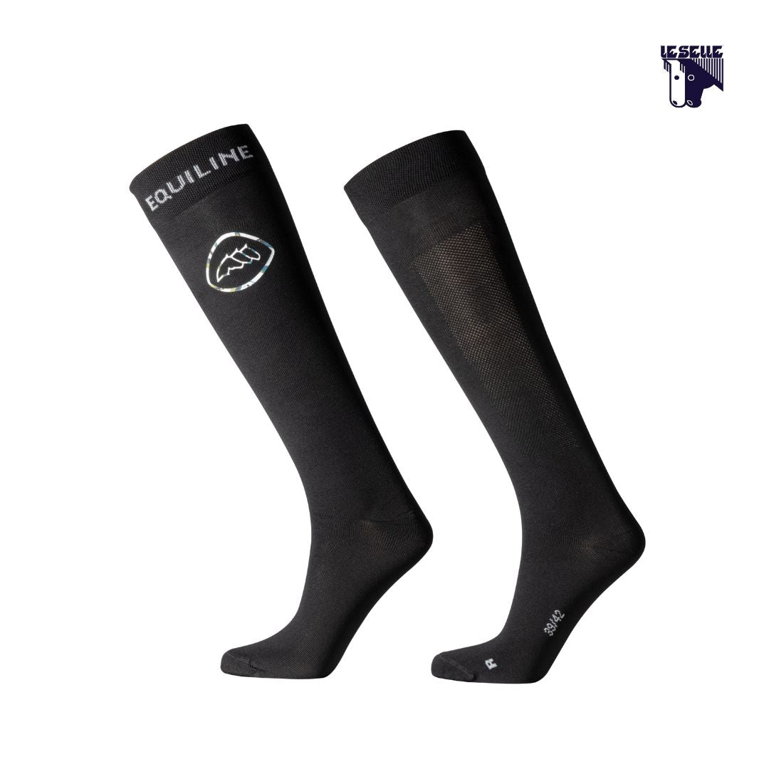 CALZINI UNISEX EQUILINE EQEPRIT - NERO