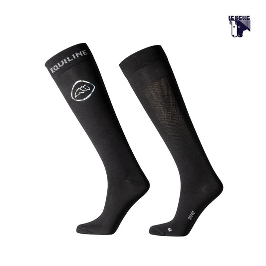 CALZINI UNISEX EQUILINE EQEPRIT - NERO