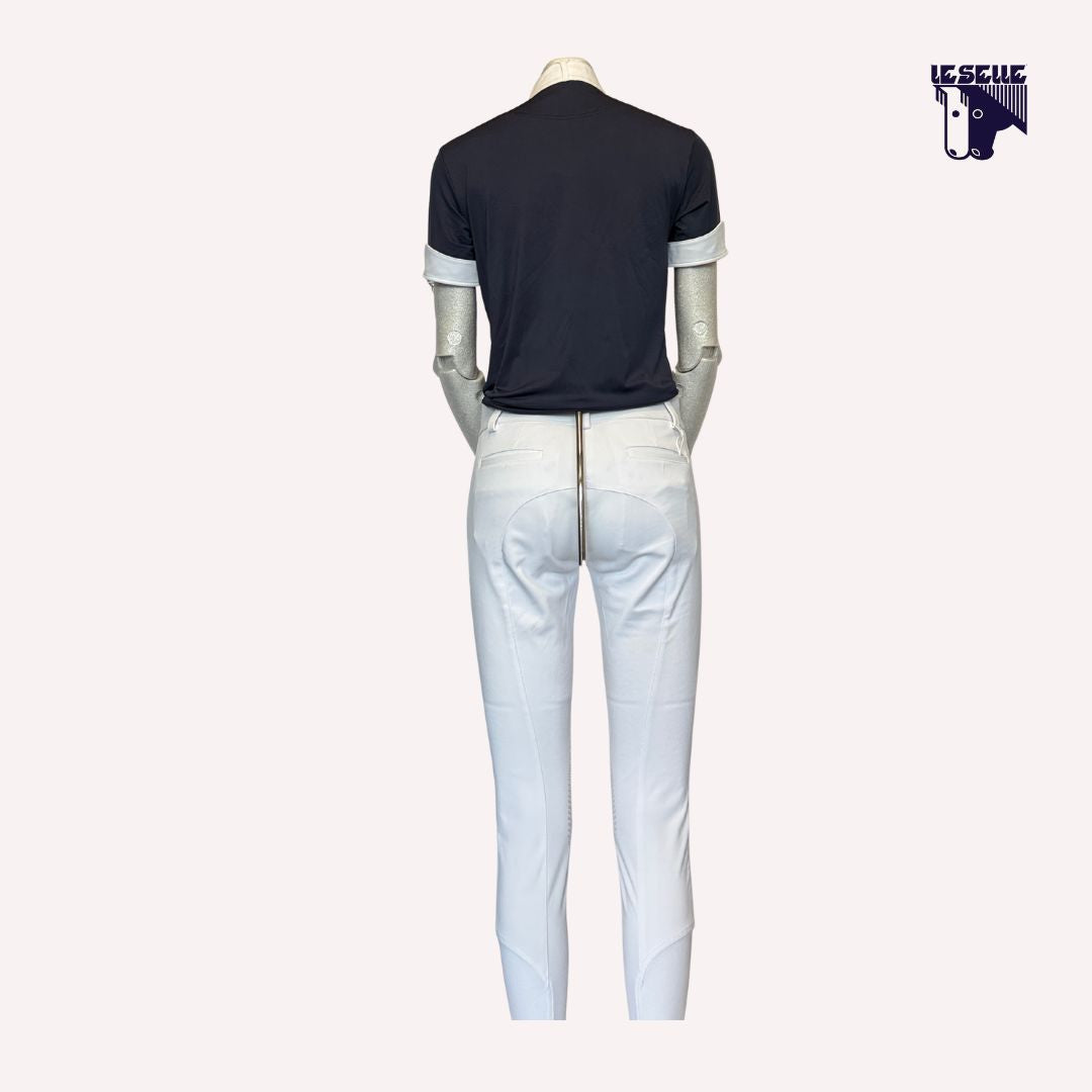 POLO DA COMPETIZIONE FUTA MEZZA MANICA ANNA SCARPATI - BLU