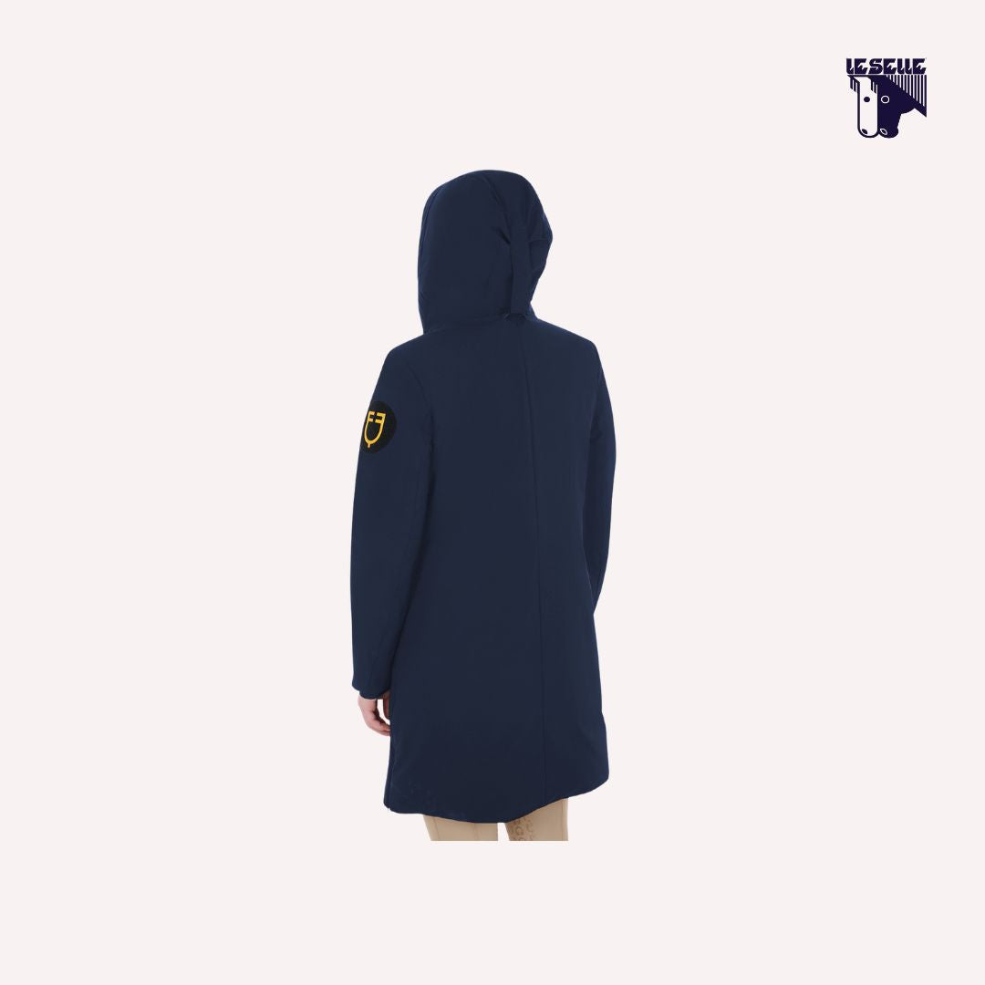 PIUMINO EQUESTRO LUNGO - BLU
