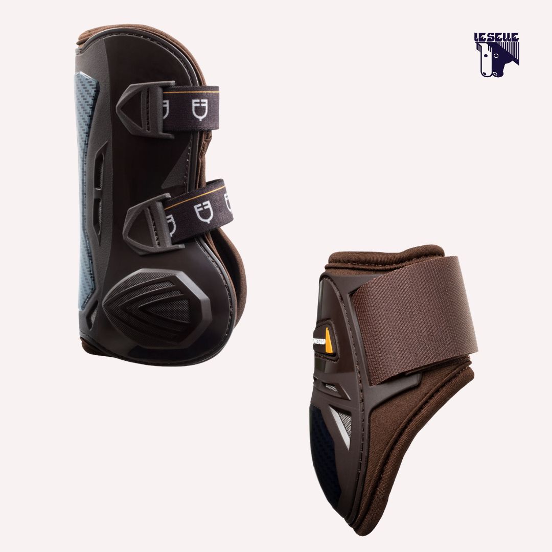 SET PARATENDINI E PARANOCCHE EQUESTRO SPIDER MAN - MARRONE