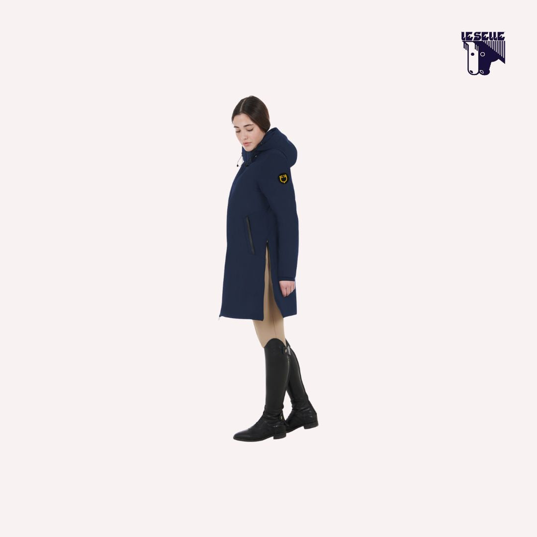 PIUMINO EQUESTRO LUNGO - BLU