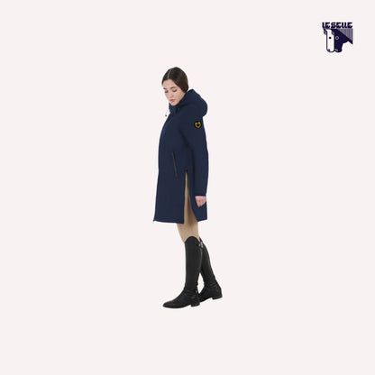 PIUMINO EQUESTRO LUNGO - BLU