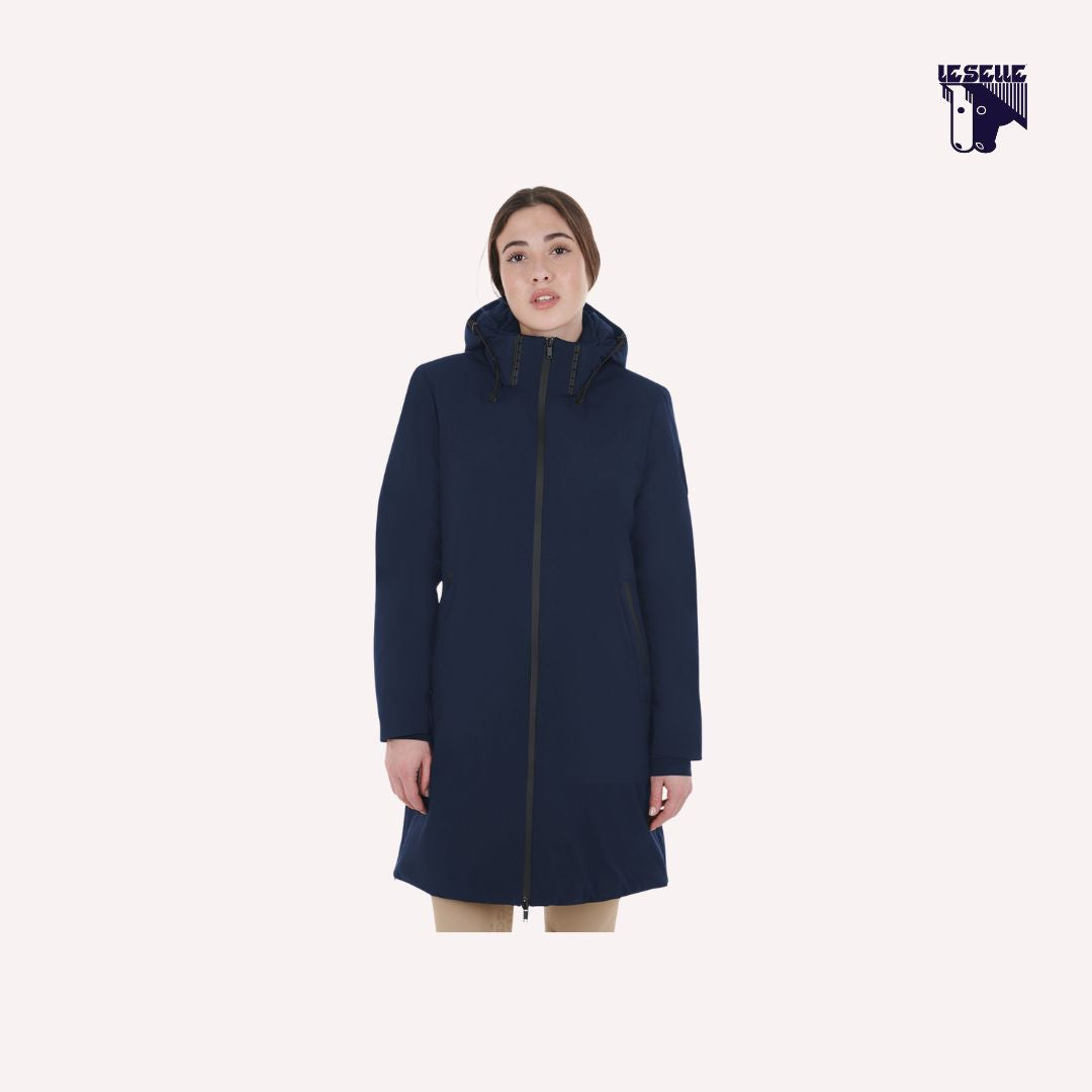 PIUMINO EQUESTRO LUNGO - BLU