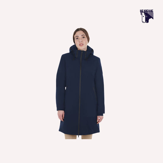 PIUMINO EQUESTRO LUNGO - BLU