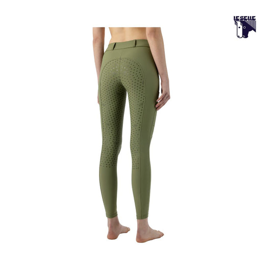 LEGGINGS EQUILINE EQEDNAF - VERDE