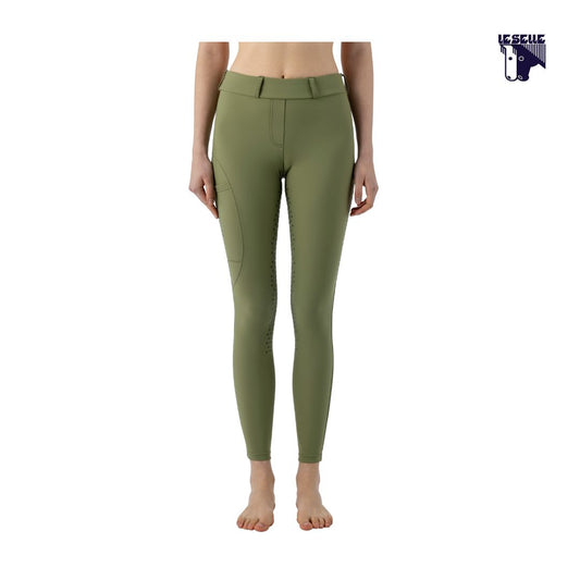 LEGGINGS EQUILINE EQEDNAF - VERDE