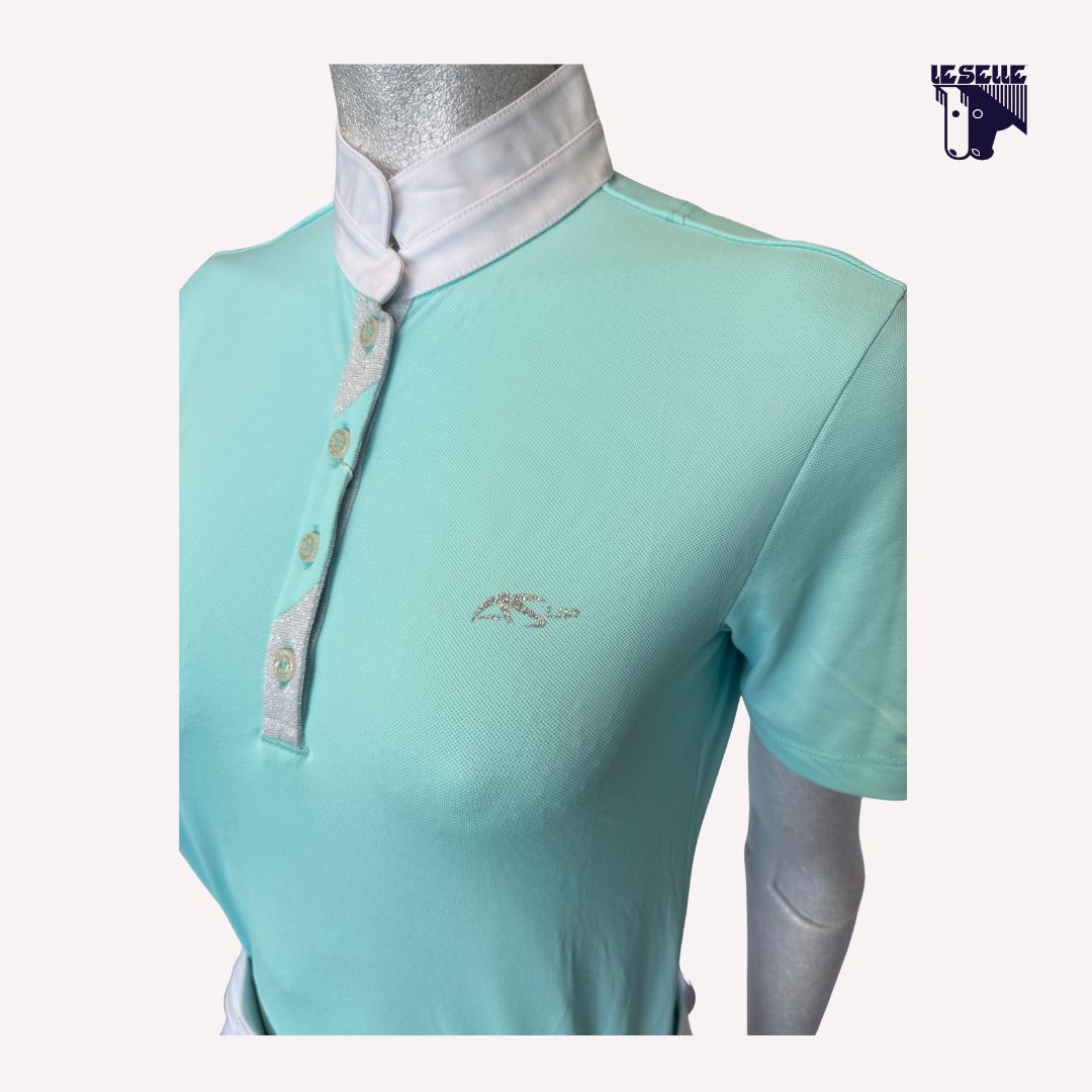 POLO DA COMPETIZIONE FAITH ANNA SCARPATI - AZZURRO