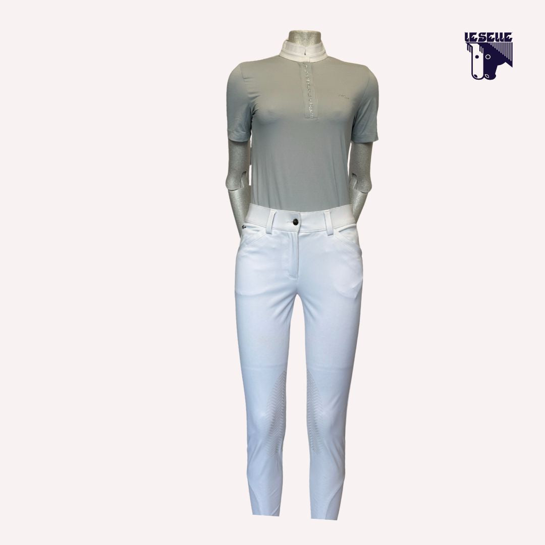 POLO DA COMPETIZIONE FATMA ANNA SCARPATI - GRIGIO